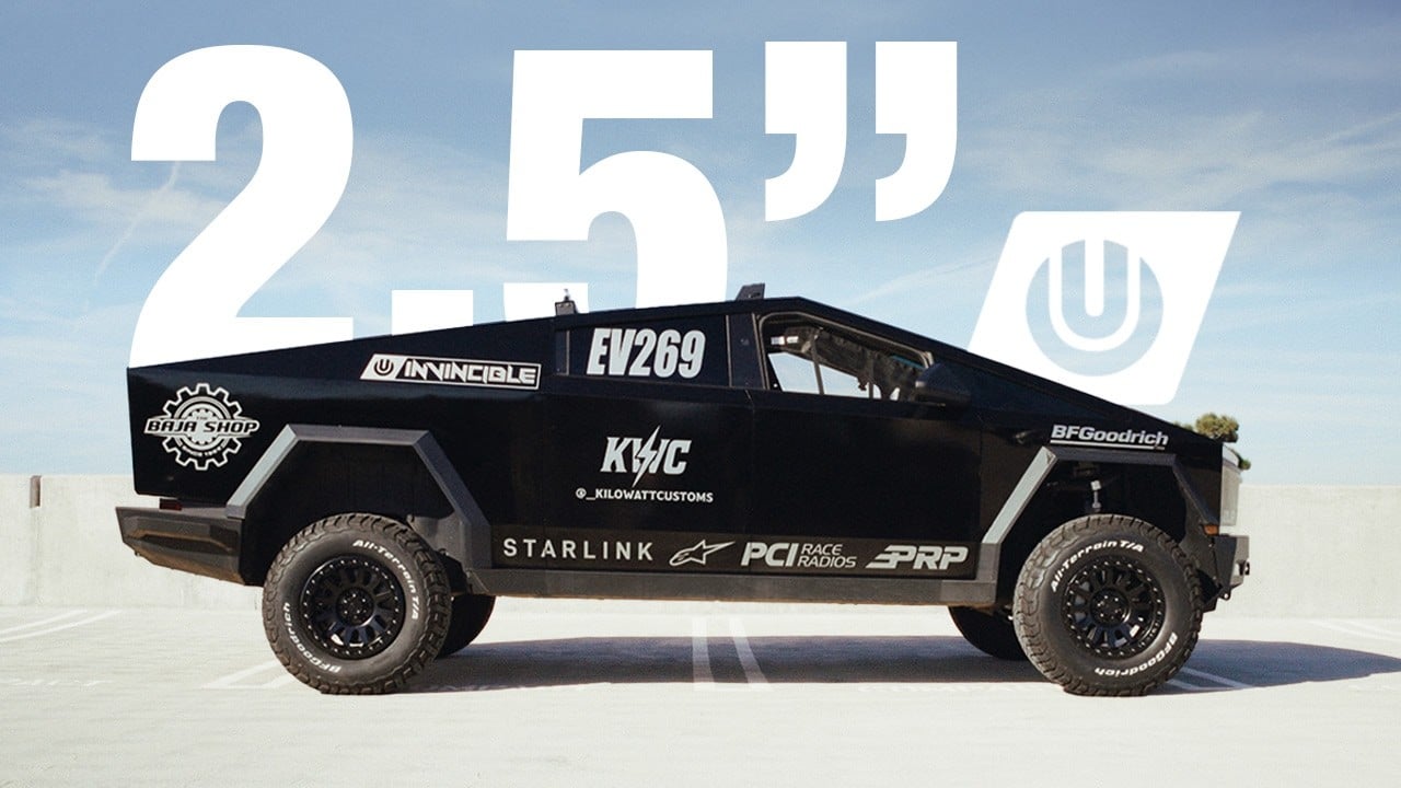 Introducing the 2.5" Cybertruck Lift Kit | Unplugged Performance