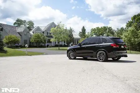A Black Sapphire Metallic BMW X5 M