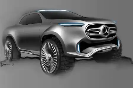 Mercedes-Benz Concept X-CLASS – Erster Ausblick auf den neuen Pickup mit Stern