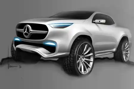 Mercedes-Benz Concept X-CLASS – Erster Ausblick auf den neuen Pickup mit Stern