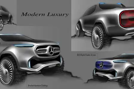 Mercedes-Benz Concept X-CLASS – Erster Ausblick auf den neuen Pickup mit Stern