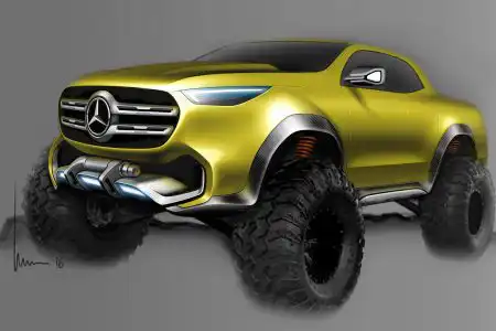 Mercedes-Benz Concept X-CLASS – Erster Ausblick auf den neuen Pickup mit Stern