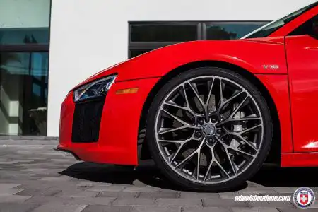 Gorgeous Red Audi R8 With HRE Wheels By Wheels Boutique