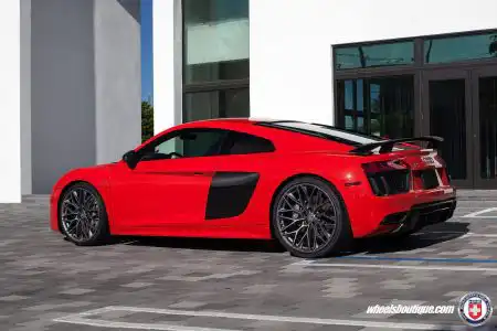Gorgeous Red Audi R8 With HRE Wheels By Wheels Boutique