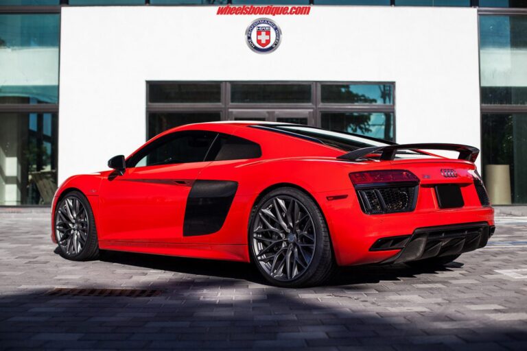 Gorgeous Red Audi R8 With HRE Wheels By Wheels Boutique