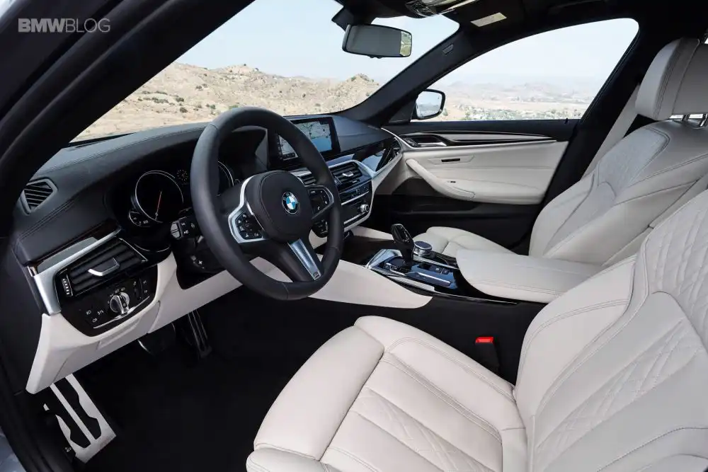 World Premiere: The All-New BMW 5 Series 28 bmw-g30-5-series-m-sport-interior-31
