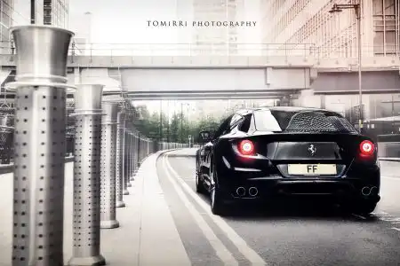 Black Ferrari FF Wallpaper 1920px