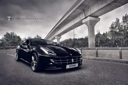 Black Ferrari FF Wallpaper 1920px