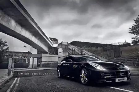 Black Ferrari FF Wallpaper 1920px