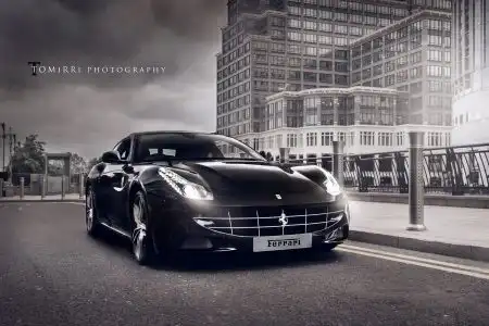 Black Ferrari FF Wallpaper 1920px