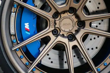 Blue Digital Camouflage Wrap BMW M6 Gran Coupe With ADV.1 Wheels Wallpaper
