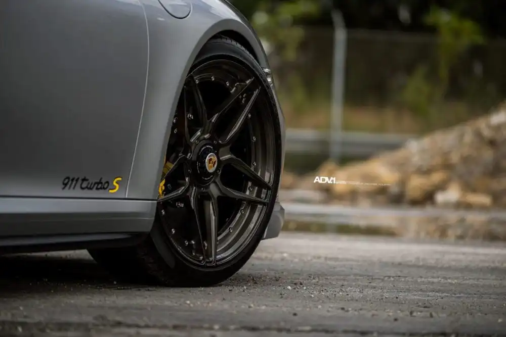 A Porsche 911 Turbo S Gets Refined Thanks To ADV.1 Wheels 5 Gray Porsche 911 Turbo S With ADV.1 Wheels