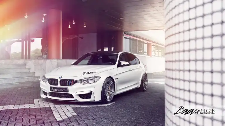 Alpine White BMW M4 With Aftermarket Aero Parts