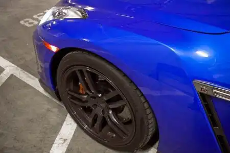 Blue Nissan GTR Photoshoot By Leon Tang