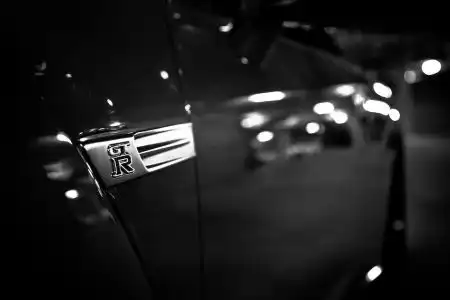 Blue Nissan GTR Photoshoot By Leon Tang