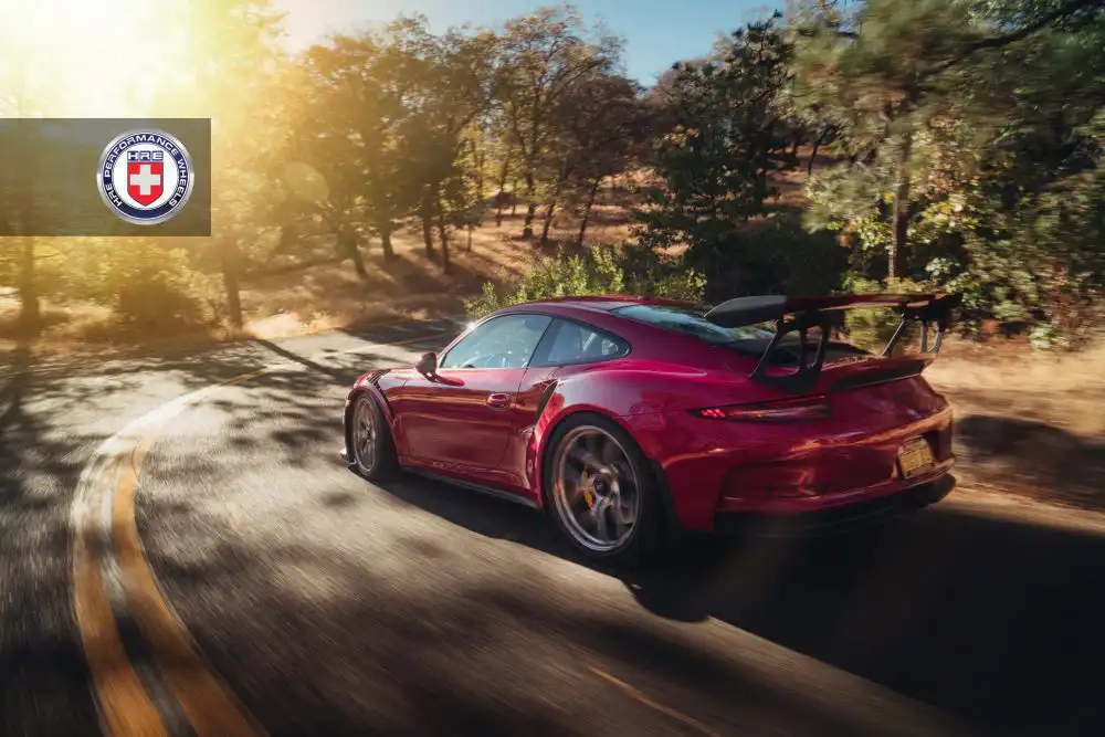 Porsche 911 GT3 RS with HRE R101 Lightweight Wheels in Brushed Dark Clear 6 Porsche 911 GT3 RS with HRE R101 Lightweight Wheels in Brushed Dark Clear