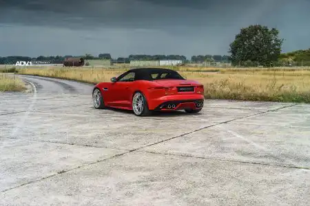 jaguar-f-type-cabriolet-convertible-red-aftermarket-lowered-chrome-luxury-adv1-wheels-forged-f