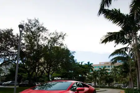 Matte Red Lamborghini Huracán With 1016 Industries Kit And ADV.1 Wheels Wallpaper