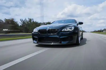Tanzanite Blue Metallic BMW M6 With ADV.1 Wheels And Vorsteiner Aero Parts Wallpaper