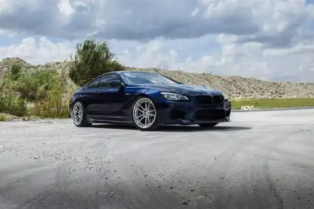 Tanzanite Blue Metallic BMW M6 With ADV.1 Wheels And Vorsteiner Aero Parts Wallpaper