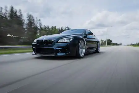 Tanzanite Blue Metallic BMW M6 With ADV.1 Wheels And Vorsteiner Aero Parts Wallpaper