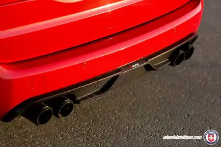 Melbourne Red BMW X5M on HRE P200 Wheels 15