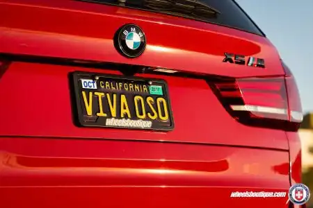 Melbourne Red BMW X5M on HRE P200 Wheels 16