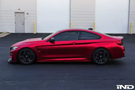 Matte Red BMW M4 Photoshoot