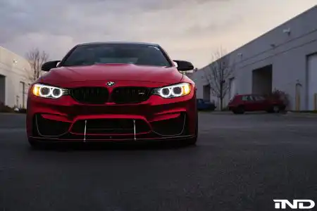 Matte Red BMW M4 Photoshoot