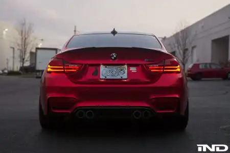 Matte Red BMW M4 Photoshoot