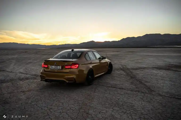 Gorgeous Sunburst Gold Metallic BMW M3 With HRE R101 Wheels