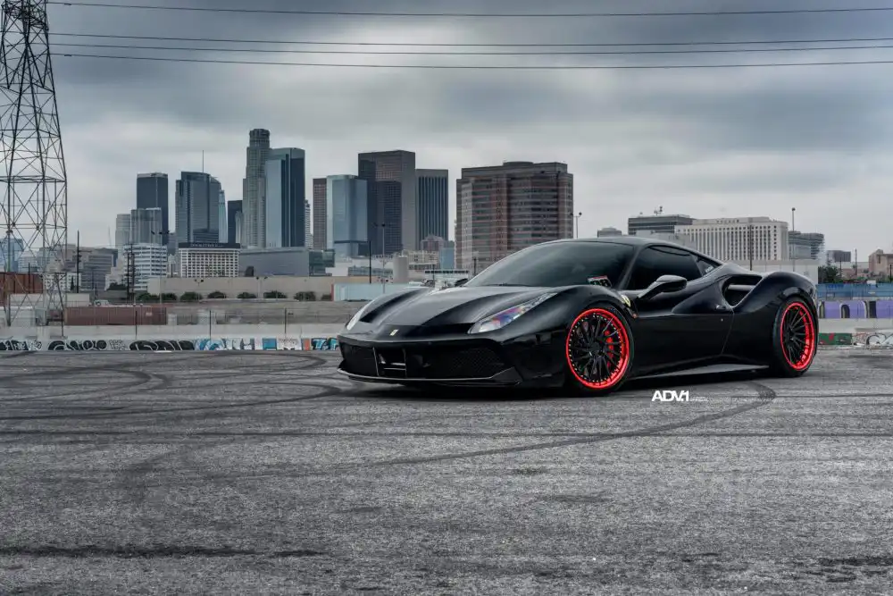A Stunning Nero Ferrari 488 GTB On ADV.1 Wheels 6 Nero Ferrari 488 GTB On ADV.1 Wheels