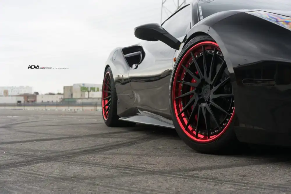 A Stunning Nero Ferrari 488 GTB On ADV.1 Wheels 5 Nero Ferrari 488 GTB On ADV.1 Wheels