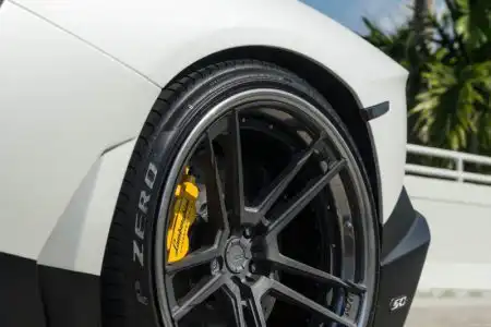 White Lamborghini Aventador 50th Anniversario – ADV.1 Wheels Wallpapers