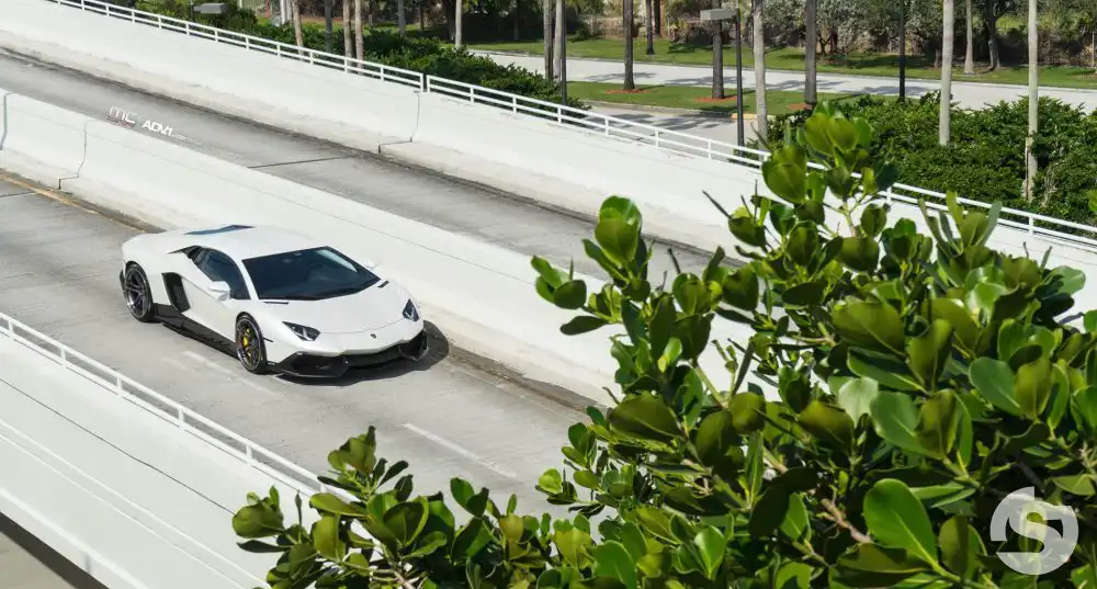 Lamborghini’s 50th Anniversary Aventador Looks Insane With ADV.1 Wheels 9 White Lamborghini Aventador 50th Anniversario - ADV.1 Wheels Wallpapers