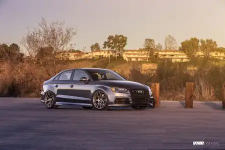 Daytona Gray Audi S3 With VMR V810 Wheels
