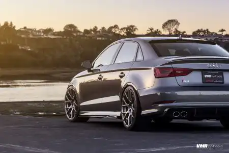 Daytona Gray Audi S3 With VMR V810 Wheels