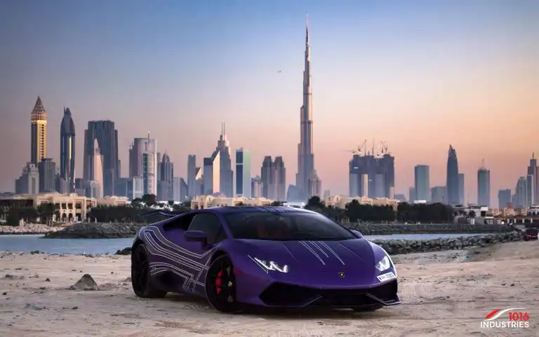 Photoshoot: Matte Purple Lamborghini Huracán From Dubai