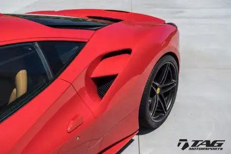Red Ferrari 488 GTB With HRE P107 Wheels