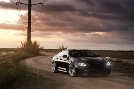 Mineral Black BMW M6 With ADV.1 Wheels Wallpaper
