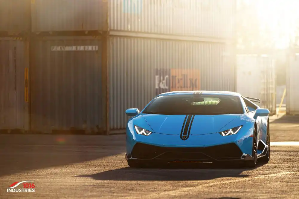Blu Cepheus Lamborghini Huracán With The 1016 Industries "Renato" Aero Kit