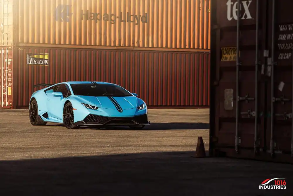 Blu Cepheus Lamborghini Huracán With The 1016 Industries "Renato" Aero Kit