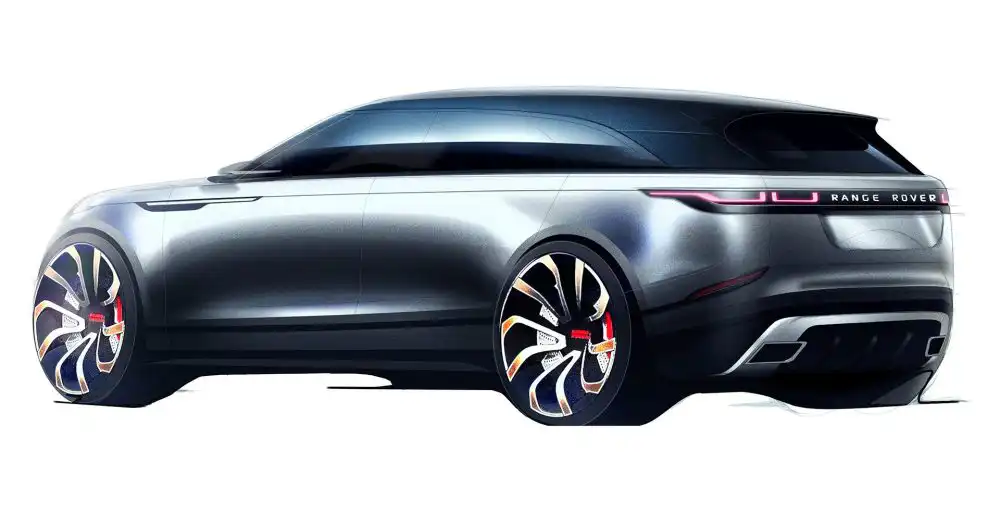 Land Rover Unveils the Range Rover Velar 75 RR Velar Design Sketch 010317 03