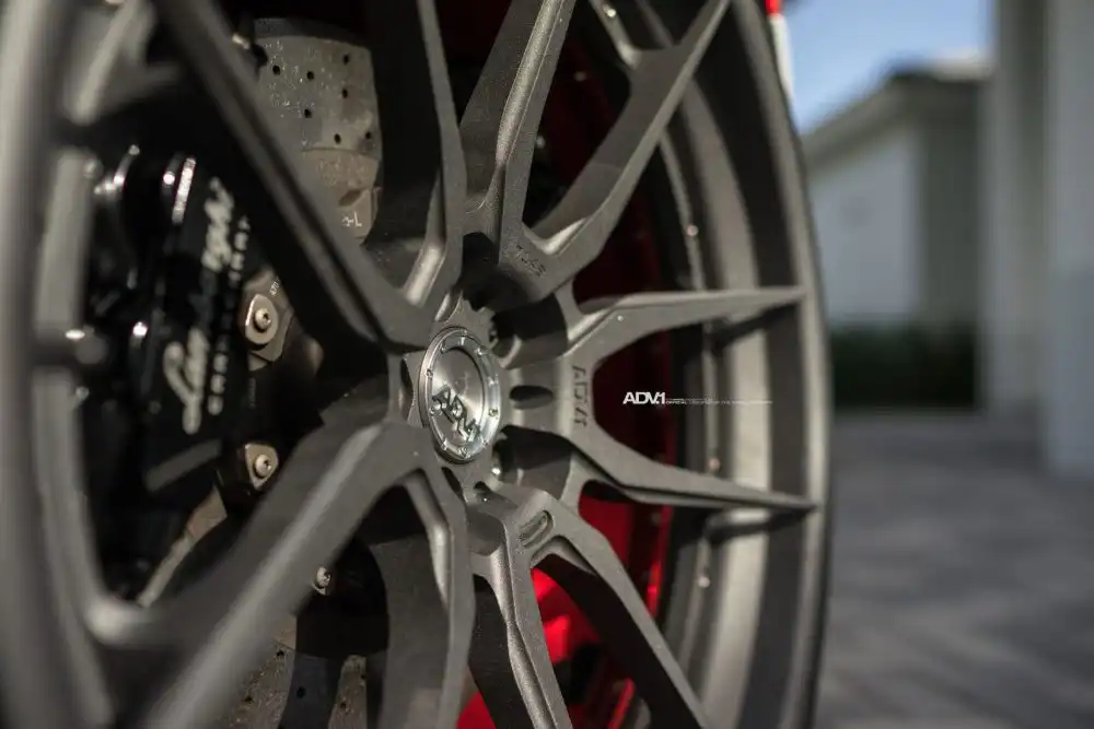 Bianco Avus Lamborghini Aventador With ADV.1 Wheels
