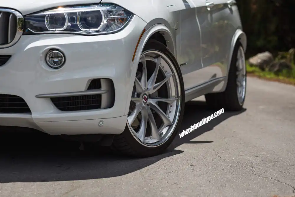 Alpine White BMW X5 Hybrid With HRE Wheels