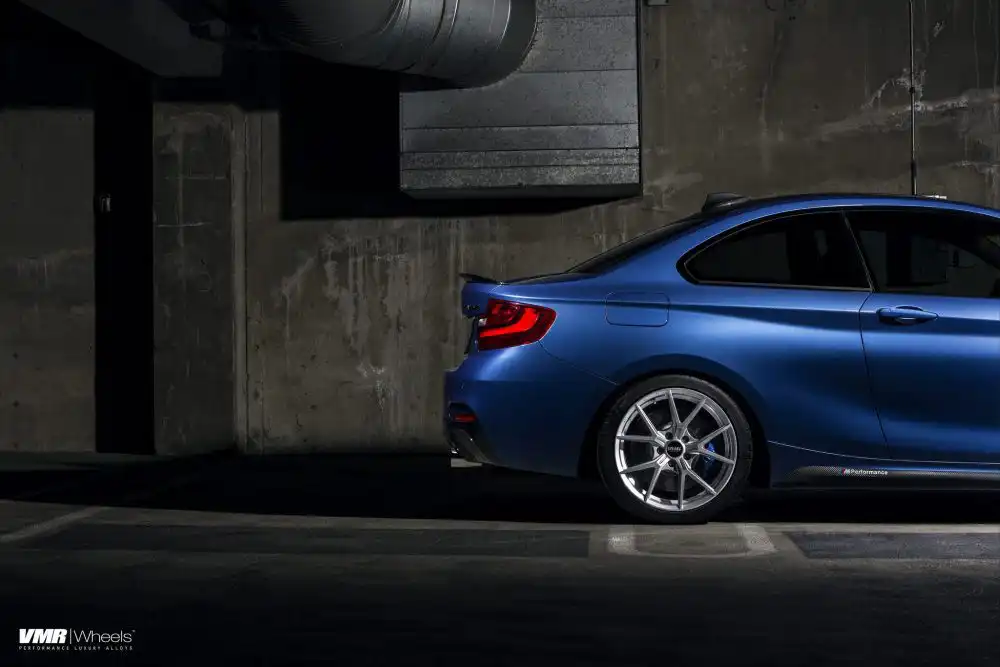 Estoril Blue BMW M240i With VMR Wheels