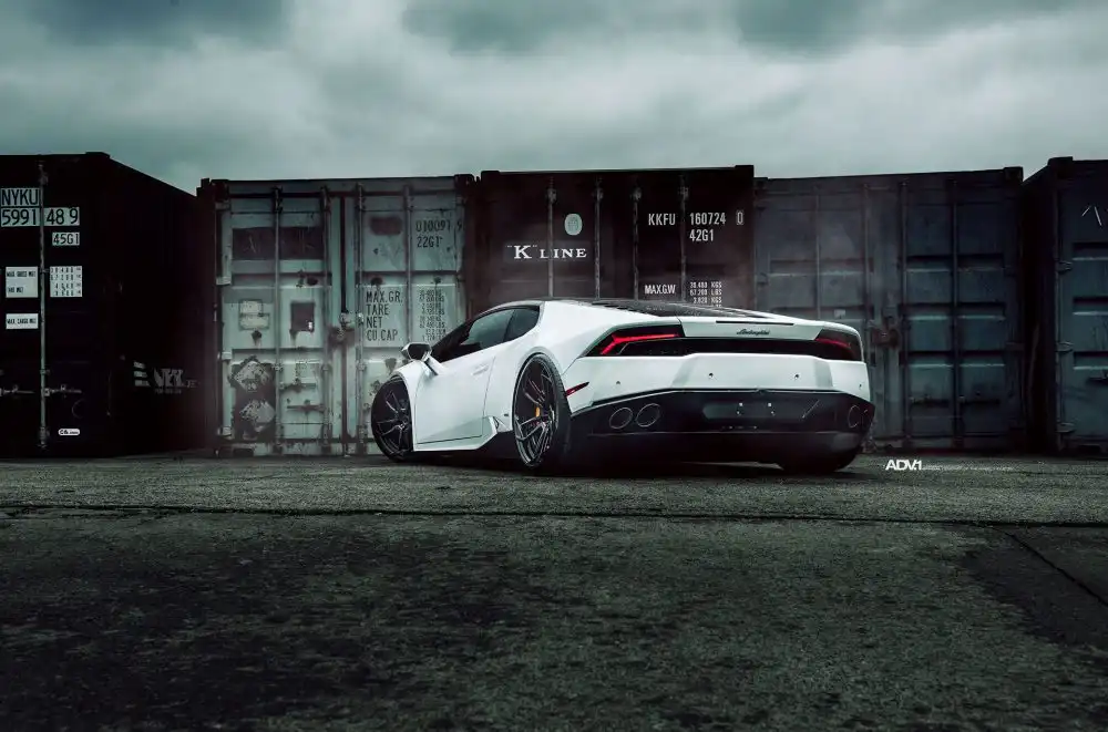 Photoshoot: Bianco Avus Lamborghini Huracán Gets ADV.1 Wheels 6 Bianco Avus Lamborghini Huracán Gets ADV.1 Wheels