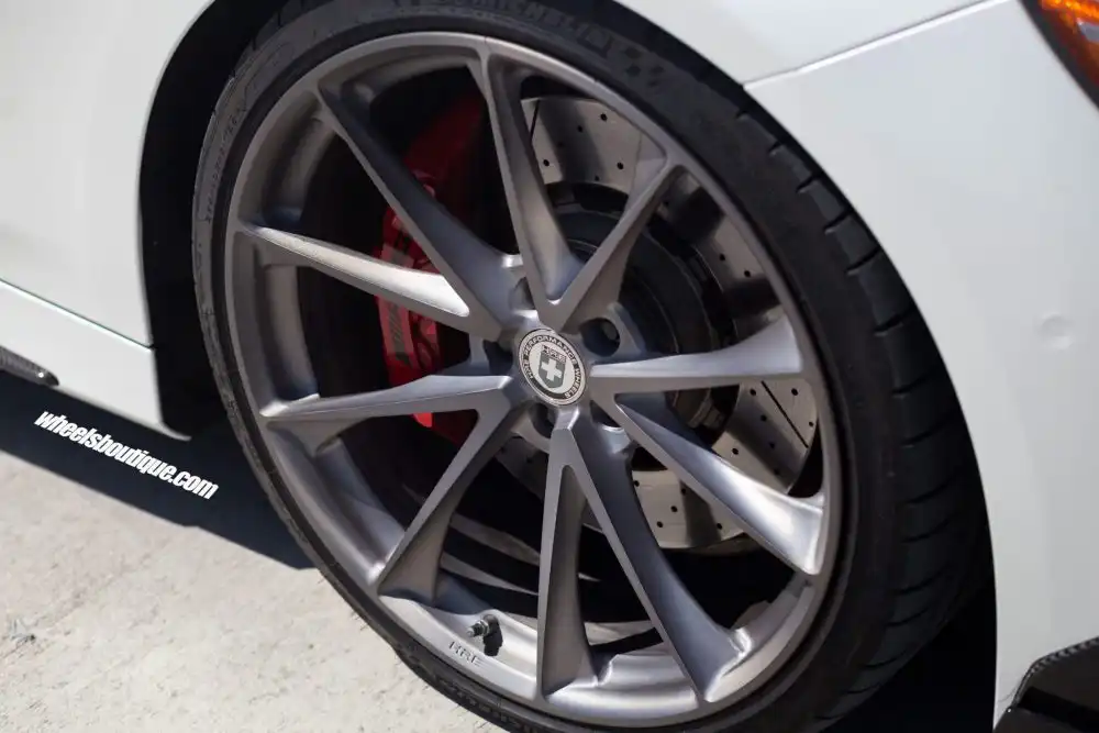 White Brabus Mercedes-Benz C63 AMG With HRE Wheels