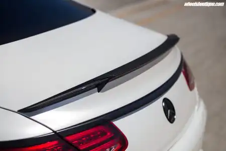 White Brabus Mercedes-Benz C63 AMG With HRE Wheels