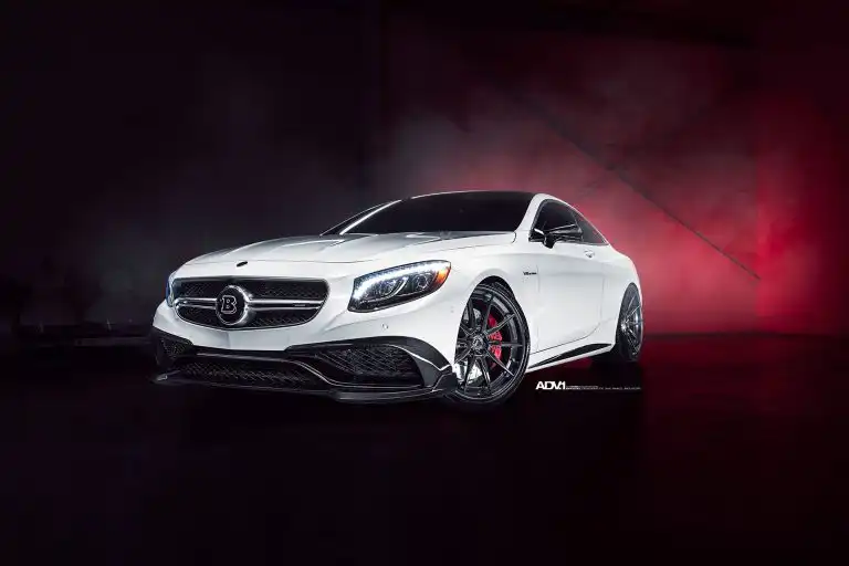 White Mercedes-Benz S63 Gets Upgraded With ADV.1 Wheels